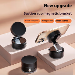 Vacuum Magnetic Suction Cup Folding Swivel Stand Double-sided Suction Cup