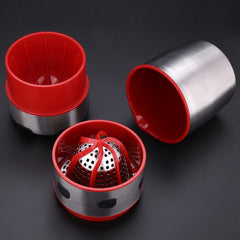 Portable Small Stainless Steel Orange Juicer Manual Fruit Squeezer Juice Maker