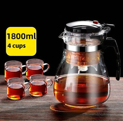 High Temperature Resistant Elegant Household One-click Filtering Tea Cup