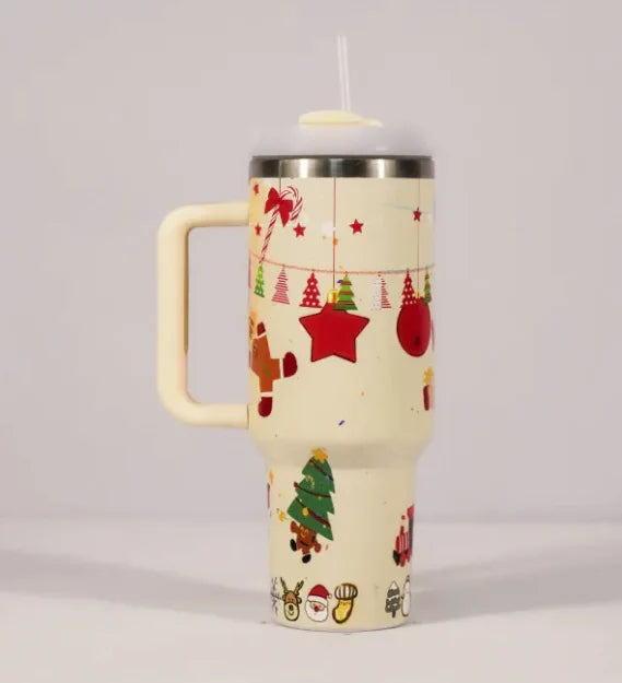 New Christmas Pattern Coffee Cup With Handle