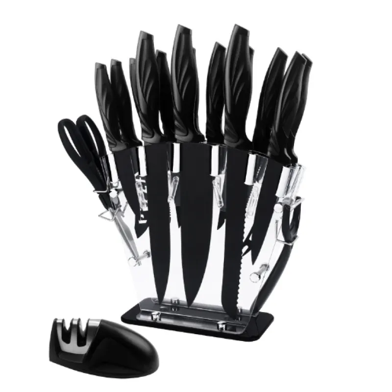 Full Set Of Stainless Steel Kitchen Knives