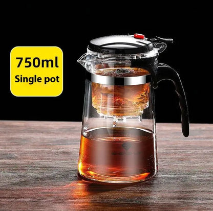 High Temperature Resistant Elegant Household One-click Filtering Tea Cup