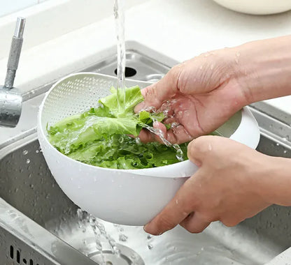 Plastic Fruit And Vegetable Draining Basket