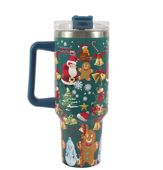 New Christmas Pattern Coffee Cup With Handle