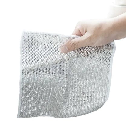 Steel Wire Dishcloth Daily Cleaning Cloth Mesh