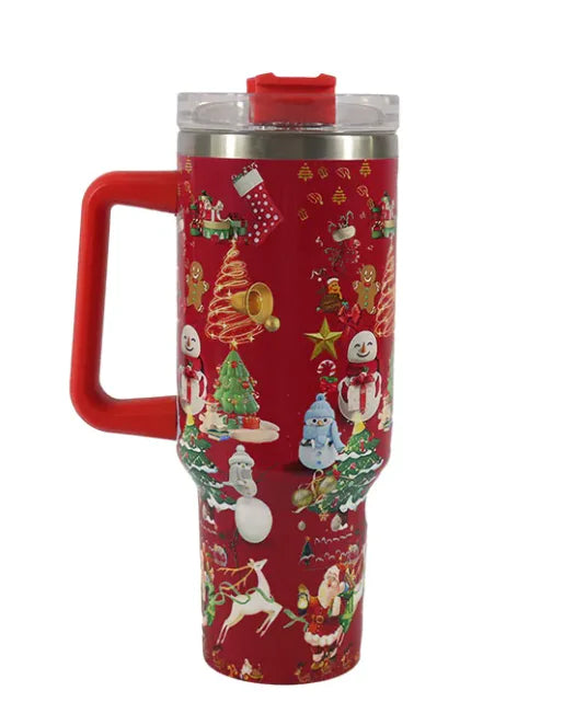 New Christmas Pattern Coffee Cup With Handle