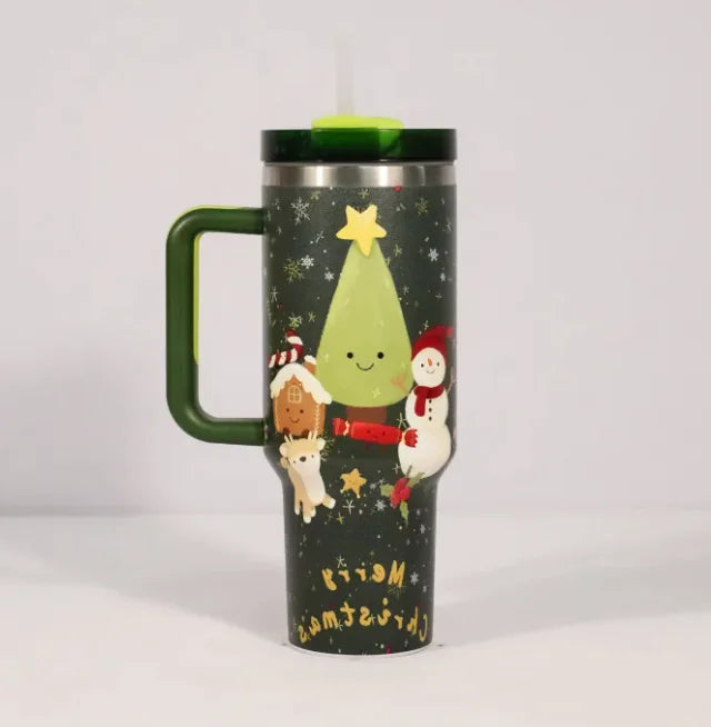 New Christmas Pattern Coffee Cup With Handle